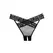 Desire Sheer Lace Crotchless Panties One Size - Elegant Cutout Design