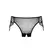 Lavish Eyelash Lace Mesh Panties Open Design One Size