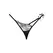 Pixie čipkane G-string gaćice One Size - Elegantan crni dizajn