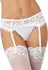 Dreamgirl Lace Garter Belt Diamond Black - Elegant Adjustable Accessory