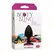 Booty Bling Spade Plug Small Black - Pastel Gem, Silicone, Safe Base