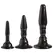 Doc Johnson Wendy Williams Progressive Plug Training Set, 3 Sizes, Black
