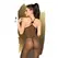 Penthouse Love On Fire L/XL Elegantni čipkani bodi, crna