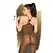 Penthouse Love On Fire Bodystocking M/L - Elegant Mesh Lingerie, Black
