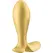 Satisfyer Intensity Plug Gold Ergonomski silikonski čep, App kontrola