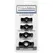 Doc Johnson TitanMen Tools Flexible Ring Set, 4 Sizes, Black/Blue/Clear