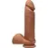 Doc Johnson The Perfect D 8” ULTRASKYN Dual Density Model, Suction Cup, Beige