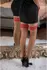 Kix'ies Whitney Thigh-Highs Nude C - Red Band & Back Seam, Size C