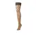 Kix'ies Michelle Large Net Thigh-High Stockings Black Size C