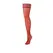 Kix'ies Sandra Thigh-High Stockings C Red - No-Slip Fishnet Design