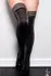Kix'ies Kaylee Thigh-High Tights B Grey - Elegant Shimmer & No-Slip Fit