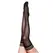 Kix'ies Beth Ann Thigh-High Stockings B Black Honeycomb Pattern