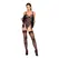 Dreamgirl Double Layer Garter Teddy - Black, Size S, Elegant Mesh Design