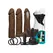 Doc Johnson Vac-U-Lock ULTRASKYN Dual Density Set with Remote, 3 Attachments