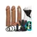 Doc Johnson Vac-U-Lock Dual Density ULTRASKYN set vibrirajući daljinski 3-u-1