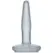 Doc Johnson Crystal Jellies Small Plug Transparent 10 cm Body-Safe