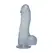 Doc Johnson Crystal Jellies Master Cock 18 cm with Suction Base Clear