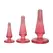 Doc Johnson Crystal Jellies Set - Flexible Silicone Training Plugs, Clear