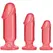 Doc Johnson Crystal Jellies Set Intimate Training 3 Sizes Clear