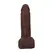 Doc Johnson ULTRASKYN 20cm Intimate Model with Suction Cup Chocolate