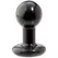 Doc Johnson Round Plug Sil-A-Gel Petite Intimate Trainer Black