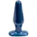 Doc Johnson Pretty Ends Srednji Čep Midnight Blue, Sil-A-Gel, 14 cm