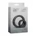 Doc Johnson The C-Rings Silicone Duo Comfort Set Charcoal & White