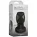 Doc Johnson The Stretch Medium Open-Tunnel Silicone Plug Black 3.5in