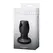 Doc Johnson The Stretch Open-Tunnel Plug Small Premium Silicone Black