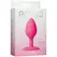 Doc Johnson The Minis Spade Silicone Plug Medium Black 3.5