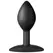 Doc Johnson The Minis Spade Small Silicone Plug Black 3