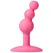 Doc Johnson The Minis Bubble Plug Small Platinum Silicone Black
