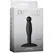 Doc Johnson The Minis Smooth Plug Medium Platinum Silicone Black