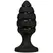 Doc Johnson The Blast Intimate Plug Platinum Silicone Black 11.4 cm