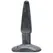 Doc Johnson Li'L End Silicone Anal Plug Charcoal 3.5 inch Hygienic
