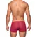 Male Power Seamless Sleek Mini Short L Red Wine - Low-Rise Comfort Fit
