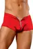 Male Power Nylon Spandeks Rastegljivi Mini Sorts sa Prednjim Rajfesluom L/XL Crveni