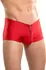 Male Power Nylon Spandeks Rastegljivi Mini Sorts sa Prednjim Rajfesluom L/XL Crveni