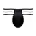 Male Power Cage Brief L/XL Black - Elastic Support Underwear