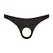 Male Power Nylon Spandex Pouchless Brief Black One Size Modern Fit