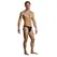 Male Power Nylon Spandex Zipper Thong S/M Black Comfort Fit Pouch