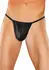 Male Power Nylon Spandex Posing Strap Black One Size Adjustable Fit
