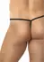 Male Power Nylon Spandex Posing Strap Black One Size Adjustable Fit