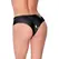 Magic Silk Exposed Low Rise Boy Short S/M Black - Soft Microfiber