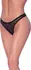 Magic Silk High Waist Micro Tanga S/M Black with Star Accents