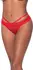 Magic Silk Exposed Cheeky Panty L/XL Crvena sa Satenskom Mašnom