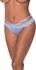 Magic Silk Exposed Cheeky Panty L/XL Perivinkl Čipkani Unakrsni Dizajn