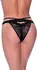 Magic Silk Exposed Cheeky Panty L/XL Black - Cross-Strap Lace Design
