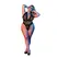 Magic Silk Deep Look Halter Teddy 2X Black - Elegant Plunge Bodysuit