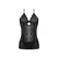 Magic Silk Exposed Spavaćica i Mrežasti G-String Set S/M Crni Čipkani Dizajn